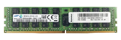 Memory RAM 1x 32GB Samsung ECC REGISTERED DDR4  2133MHz PC4-17000 RDIMM | M393A4K40BB0-CPB